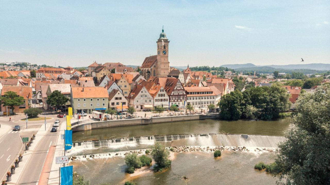 Das Hoelderlein - Altstadthotel Nurtingen Bagian luar foto